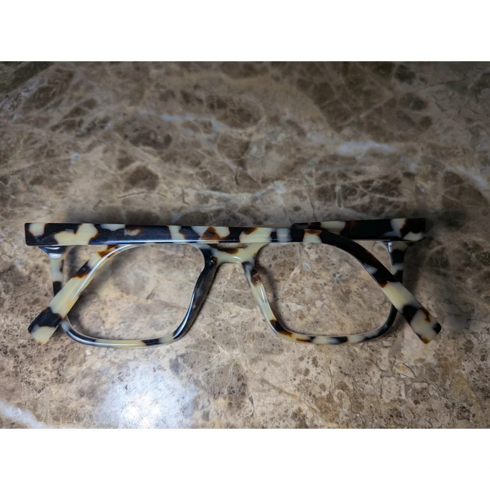 Warby Parker Hughes Marzipan Tortoise Eyeglasses 195 52-17-145
